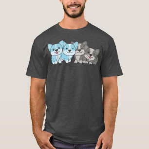 T-shirt Chiens Lgbtq Fierté Autoseuse Autoseual Corgi