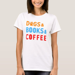 T-shirt Chiens Livres Café !