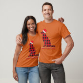 T-shirt Chiens Noël rétro (Unisexe)
