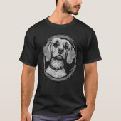 T-shirt Chiens Paws Chien École Protection des animaux drô (Devant)