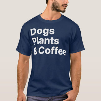 T-shirt Chiens plante Café Plante Lover Chien Mama Maman C