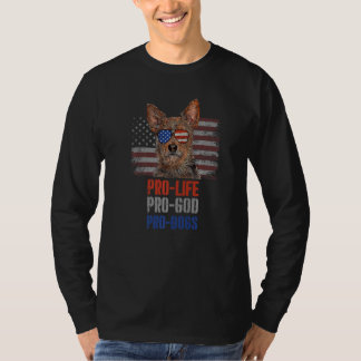 T-shirt Chiens Pro God Pro Anti-avortement de Terrier aust