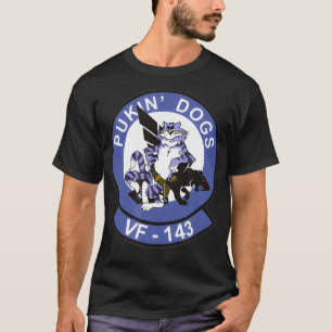 T-shirt Chiens Pukin VF143e Escadron Hornet