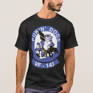 T-shirt Chiens Pukin VF143e Escadron Hornet