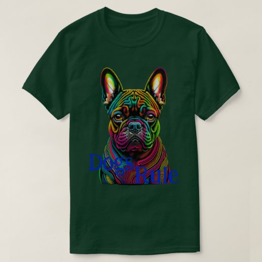 T-shirt Chiens Règle Golden Retriever (Design devant)