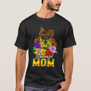 T-shirt Chiens Schnauzer Miniature Chiens Femmes Schnauzer