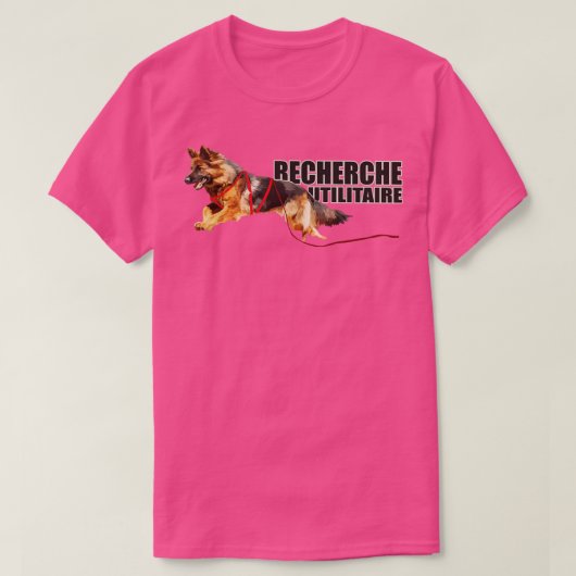 T-shirt Chiens secourus (Design devant)