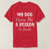 T-shirt Chiens souriants (Design devant)