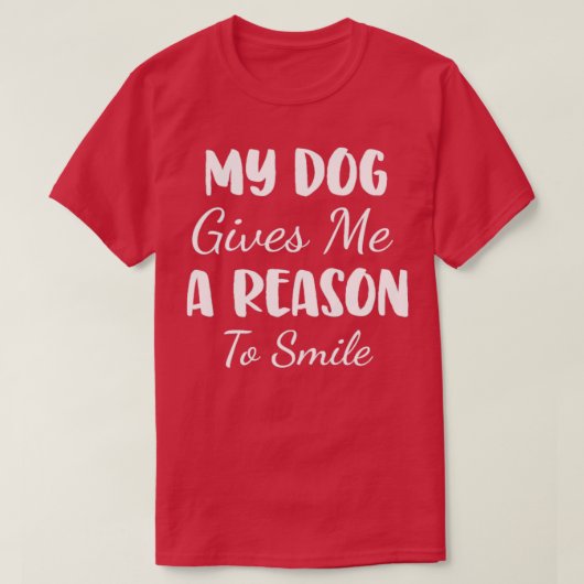 T-shirt Chiens souriants (Design devant)