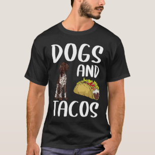 T-shirt Chiens & Tacos Allemand Pointeur Rondes Mexicain P