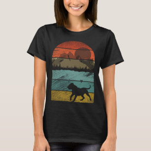 T-shirt Chiens taureaux vintages rétro et animal mignon 1