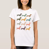T-shirt Chiens Teckel (Devant)