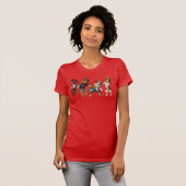 T-shirt Chiens valeureux 1 (Devant entier)