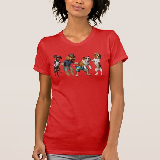 T-shirt Chiens valeureux 1 (Devant)