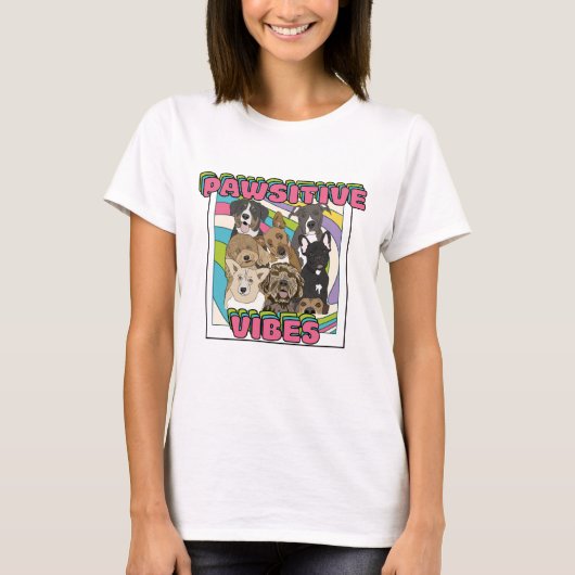T-shirt Chiens - Vibes provocatrices (Devant)