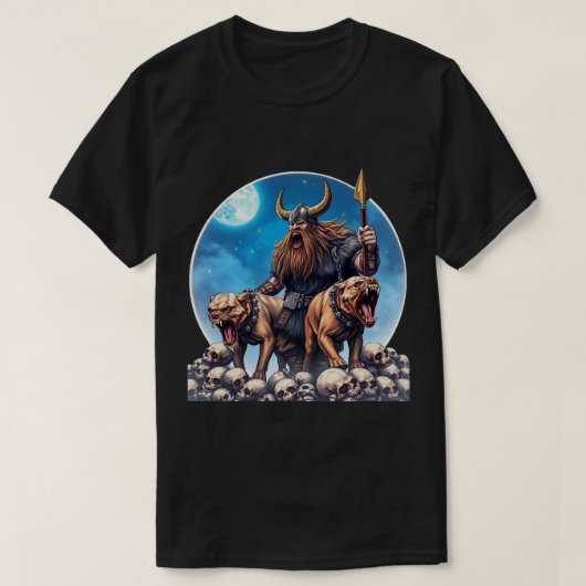 T-shirt Chiens viking 2 (Design devant)