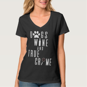 T-shirt Chiens Vins Et Crimes Véritables 94