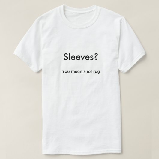 T-shirt chiffon de morve (Design devant)
