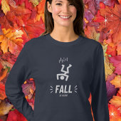 T-shirt Chiffre amusant Les gens Automne est ici