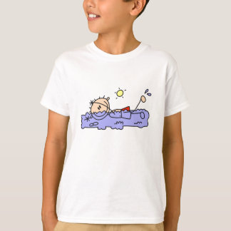 T-shirt Chiffre bain et éclaboussure de bâton