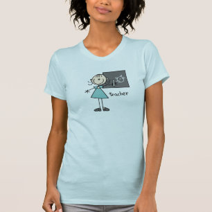 T-shirt Chiffre chemise de bâton de professeur