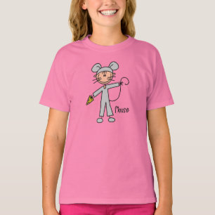 T-shirt Chiffre de bâton dans la chemise de costume de