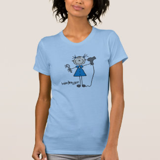 T-shirt Chiffre de bâton de coiffeur