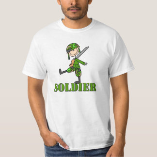 T-shirt Chiffre de bâton de soldat