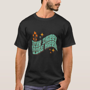 T-shirt Chiffre de champignons rétro Hippie Super Vibes le