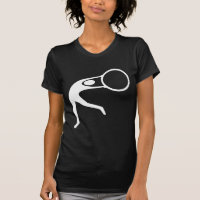 Chiffre de gymnastique rythmique - blanc