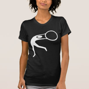 T-shirt Chiffre de gymnastique rythmique - blanc