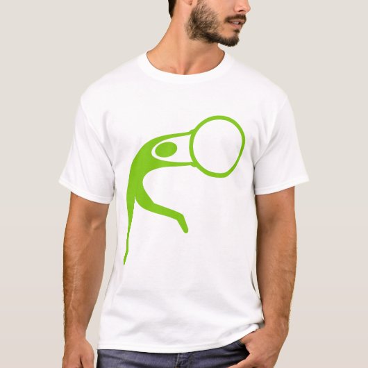 T-shirt Chiffre de gymnastique rythmique - Martian Green (Devant)