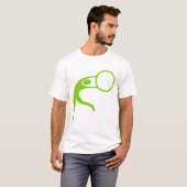 T-shirt Chiffre de gymnastique rythmique - Martian Green (Devant entier)