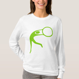 T-shirt Chiffre de gymnastique rythmique - Martian Green