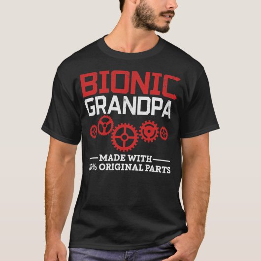 T-shirt Chiffre de remplacement du genou bionique de grand (Devant)