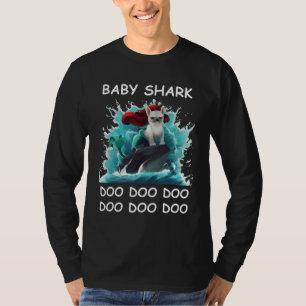 T-shirt Chiffre de taureau français   Baby Shark Doo Doo D