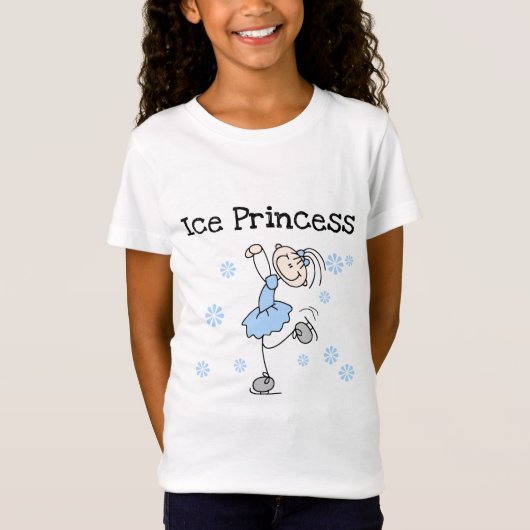 T-Shirt Chiffre princesse de bâton de glace (Devant)