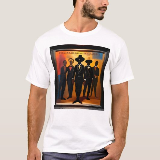 T-shirt Chiffres de l'histoire américaine (Devant)