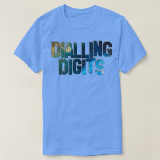 T-shirt Chiffres de numérotation (Design devant)