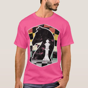 T-shirt Chiffres d'échecs Vintage Joueuse d'échecs