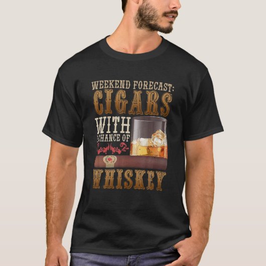 T-shirt Chiffres Et Whiskey Scotch Bourbon (Devant)