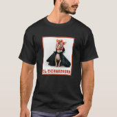 T-shirt Chig Chihuahua Et Lucha Chihuacabra Design (Devant)