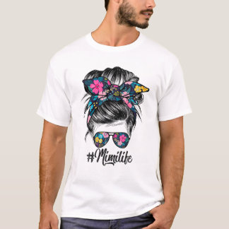 T-shirt Chignon Cheveux Décoiffés Mimi Life