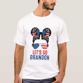 T-shirt Chignon Décoiffé Allons-y Brandon Chant Drôle Poli