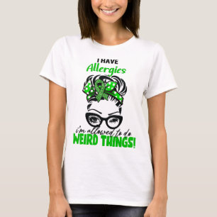 T-shirt Chignon Décoiffé J'ai Des Allergies