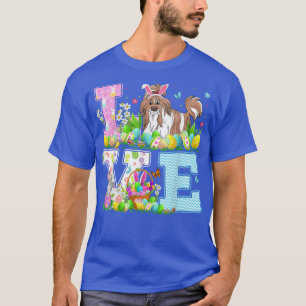 T-shirt Chih Tzu Chien Chasse aux oeufs de Pâques Amour dr