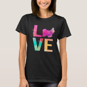 T-shirt Chih Tzu Chien Coloré Maman Chih Tzu