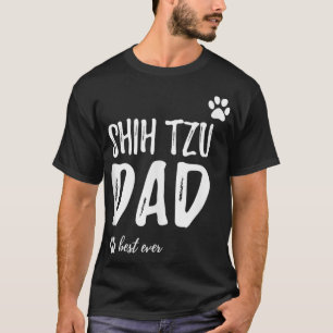 T-shirt Chih Tzu Chien Papa Drôle Drôle Chien Amoureux Idé