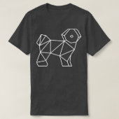 T-shirt Chih Tzu Simple Chien Forme Contour (Design devant)