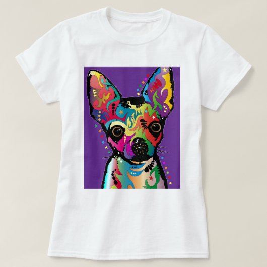 T-shirt Chihuahua Art (Design devant)